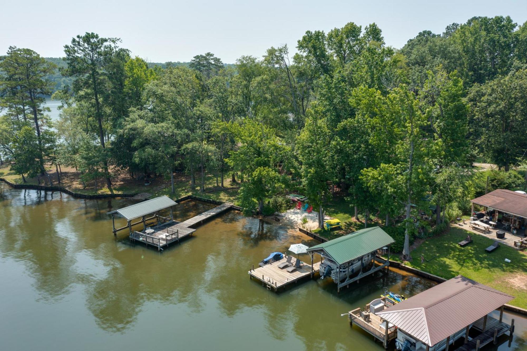 Lake Sinclair Crooked Creek Cottage With Fire Pit! Eatonton Bagian luar foto