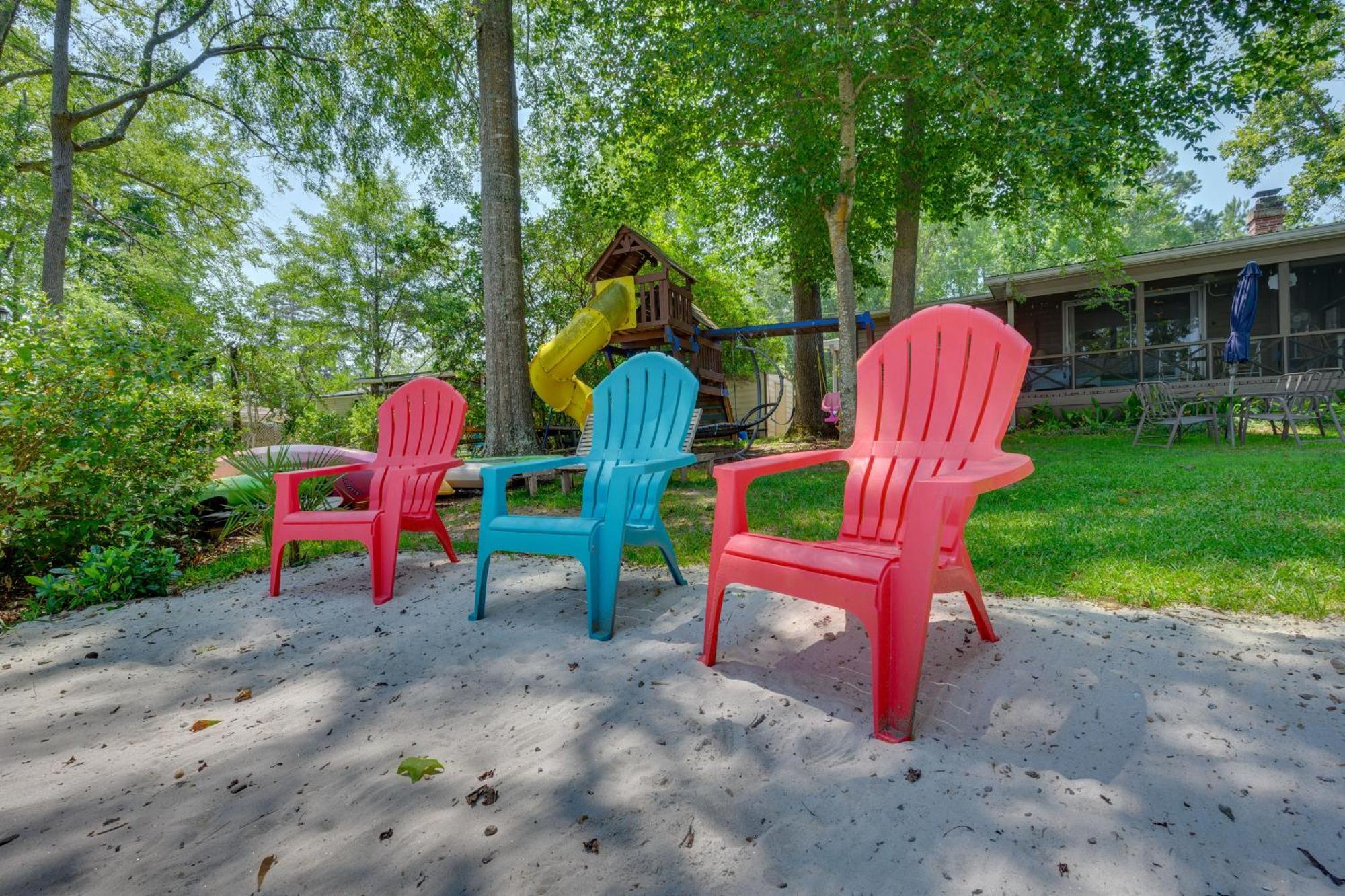 Lake Sinclair Crooked Creek Cottage With Fire Pit! Eatonton Bagian luar foto